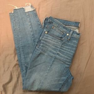 Madewell 9" High-Rise Skinny Jeans w/Step-Hem, 32